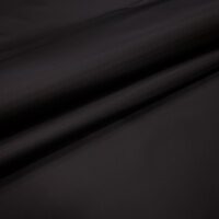 Курточная ткань Таффета Т190 WR/PU1000 60гр/м2 Черный ширина 150 см